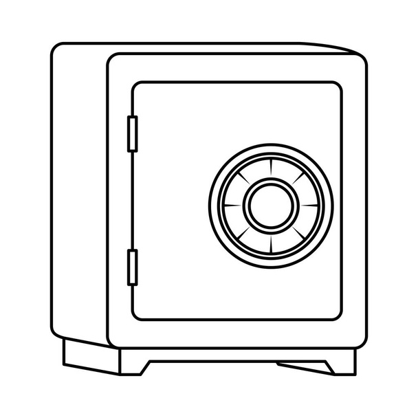 caja fuerte icono de seguridad de ahorro
 - Vector, Imagen