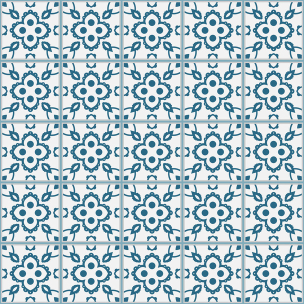 Decorative tile pattern design. vector illustration. - Vector, Image