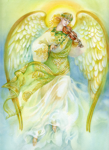 Акварельный ангел
 - Фото, изображение
