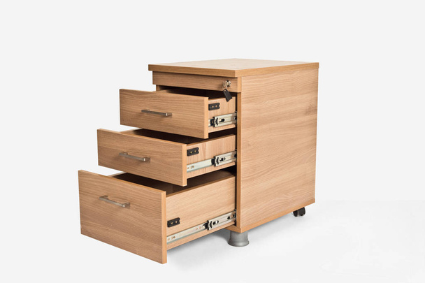 Wooden Open Drawers Set. - Photo, Image