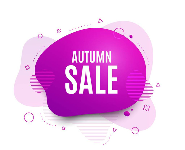 Autumn Sale. Special offer price sign. Vector - Vetor, Imagem