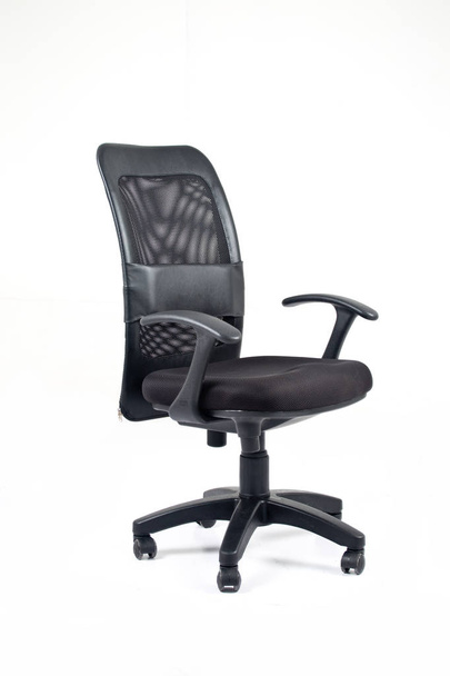 Fekete irodai személyzeti szék - Fotó, kép