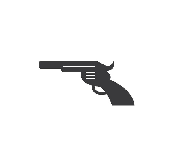 pistola icona logo illustrazione vettoriale
 - Vettoriali, immagini