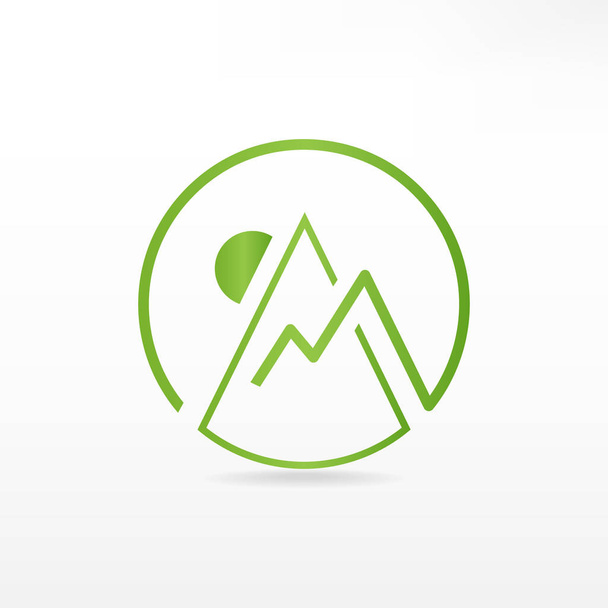 Design del logo Clean Mountains. Immagine vettoriale
. - Vettoriali, immagini