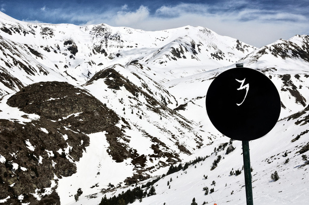 Wintersportort vall de nuria - Foto, Bild