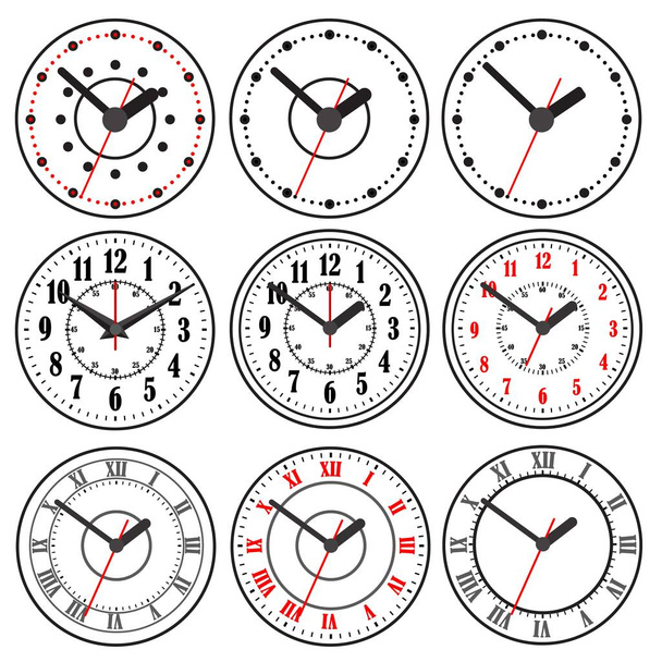 Icono del reloj. Concepto de hora mundial. Antecedentes. Comercialización online
. - Vector, Imagen