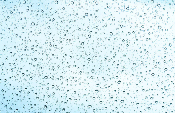 Vesipisarat lasille, sadepisarat - Valokuva, kuva