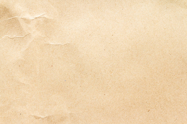 Brown wrinkle recycle paper background - Фото, изображение