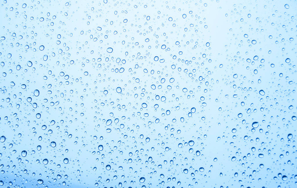 Water drops on glass, rain drops - Photo, Image