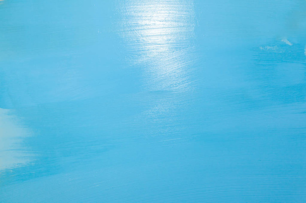 superfície azul brilhante com traços de tinta, fundo, textura
 - Foto, Imagem