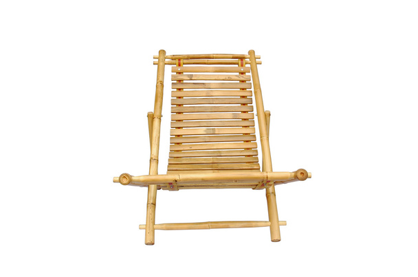 bambus fotel na białym tle - Zdjęcie, obraz