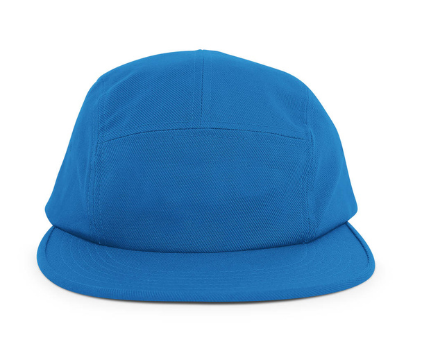 Ένα σύγχρονο δροσερό Guy Cap καπέλο επάνω σε πριγκίπισσα μπλε χρώμα για να σας βοηθήσει να παρουσιάσετε το καπέλο σας σχέδια όμορφα. Μπορείτε να προσαρμόσετε σχεδόν τα πάντα σε αυτό το καπέλο Ματού για να ταιριάζει με τη σχεδίαση του καπακιού σας. - Φωτογραφία, εικόνα