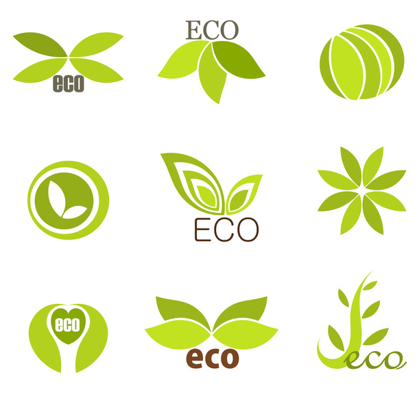 Eco symbols - Wektor, obraz