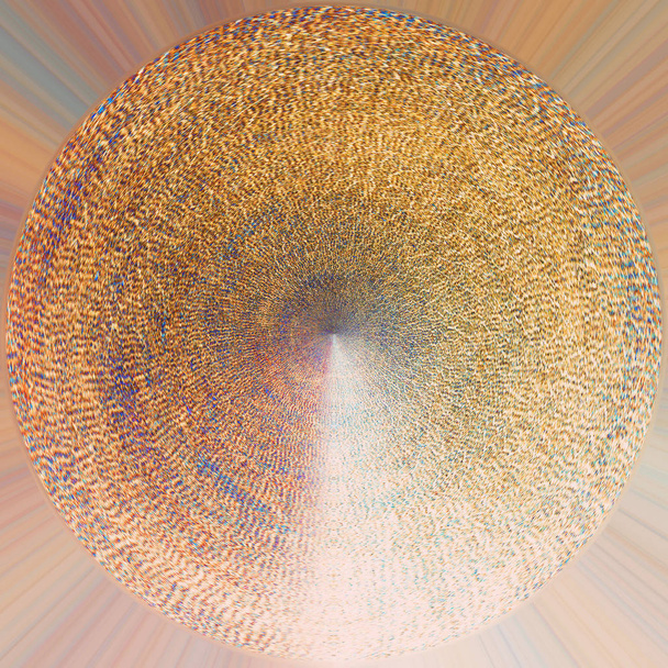 ヴィンテージスタイルの要素を持つ球状のグランジの背景。老人のモットーの背景。カラーペイント乱雑なパターン - 写真・画像