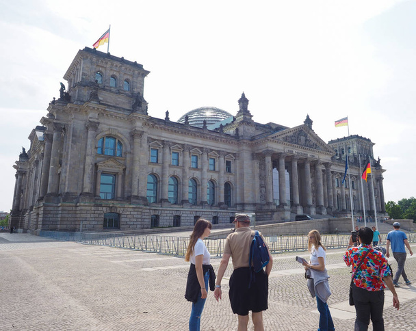 Bundestag parliament in Berlin - Foto, Imagem