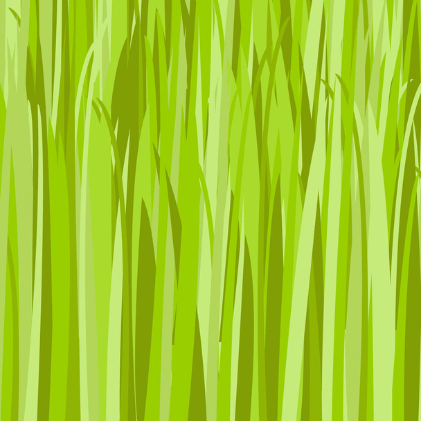 Modèle d'herbe verte. Herbe dans la prairie. Fond de verdure vectoriel
 - Vecteur, image