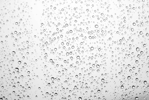 Капли воды на стекло, капли дождя
 - Фото, изображение