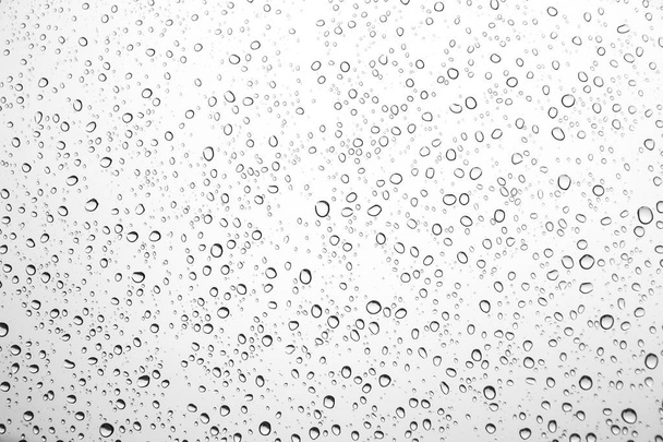 Water drops on glass, rain drops - Foto, Imagem