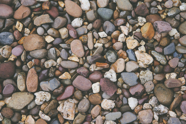 Pebbles stones background and texture - Foto, afbeelding