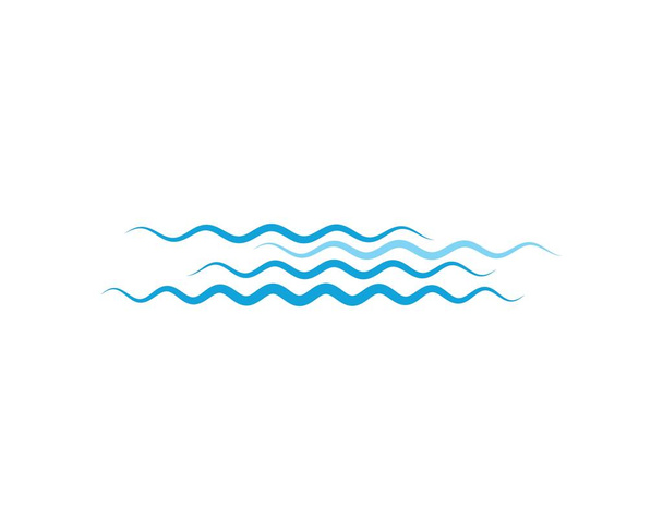 Vecteur d'icône d'onde d'eau - Vecteur, image
