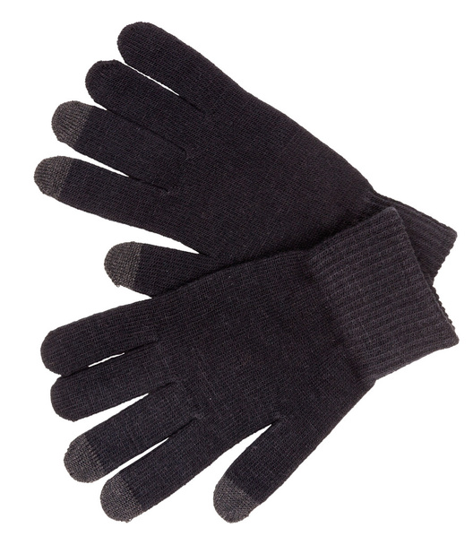 Isolated black gloves - Photo, Image