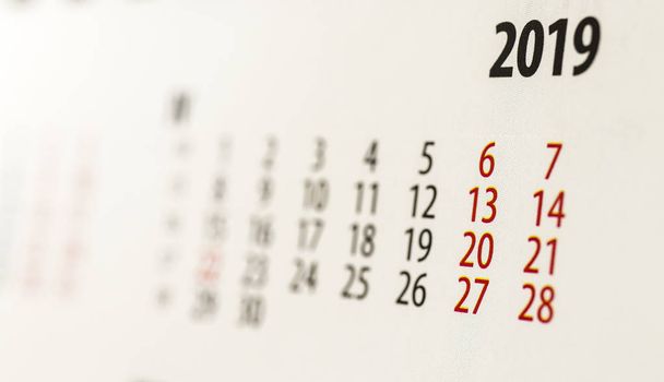 Calendar. April. - Foto, Imagem