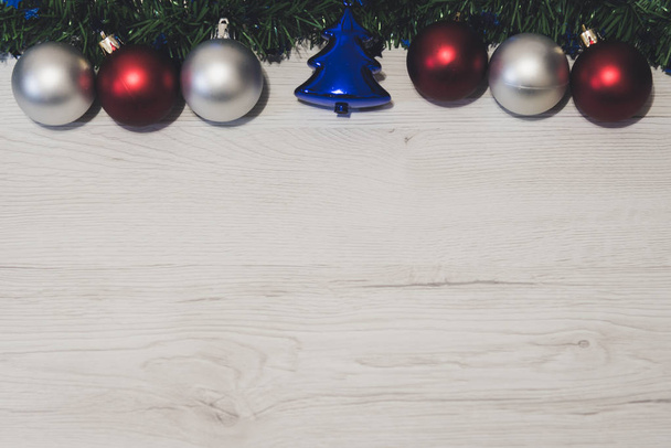 Flat lay decorazioni natalizie
 - Foto, immagini