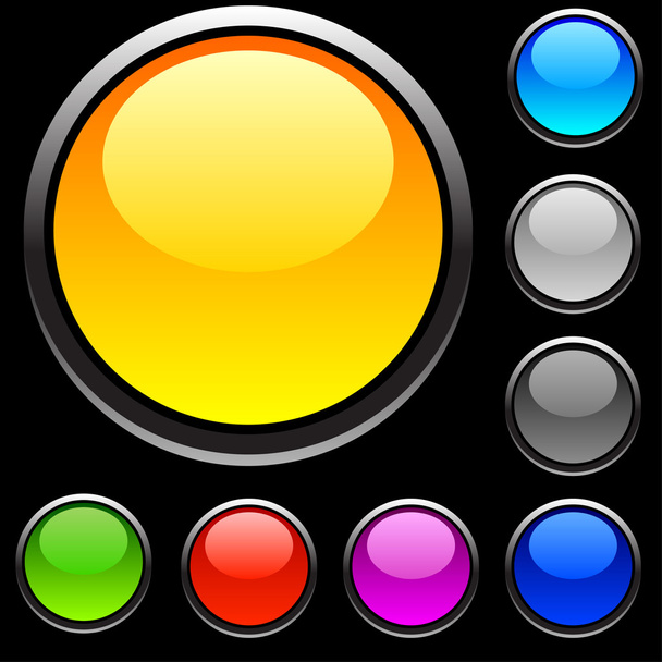 Web buttons. - Vector, Image