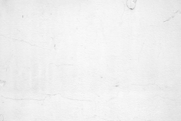 Grunge leere Betonwand weiße Farbe für Textur Hintergrund  - Foto, Bild