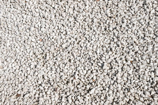 bílé kameny pro zahradní výzdobu pozadí-bílý oblázek - Fotografie, Obrázek