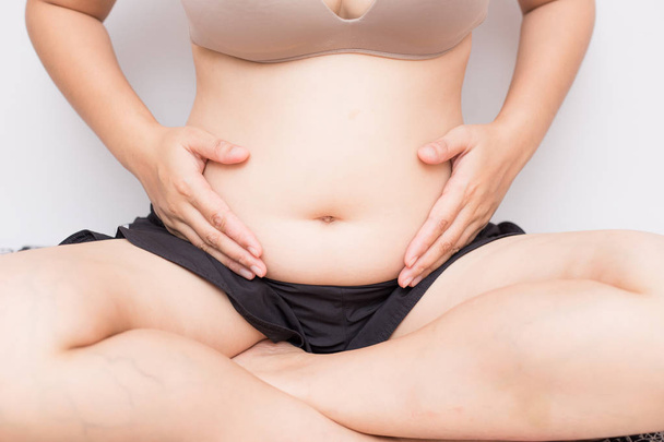 Barriga grande de mulheres grávidas conceito recém-nascido
 - Foto, Imagem