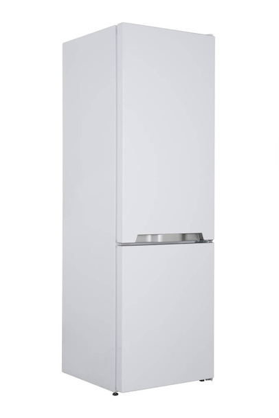 Hűtőszekrény izolált fehér háttér. Modern konyha és do - Fotó, kép