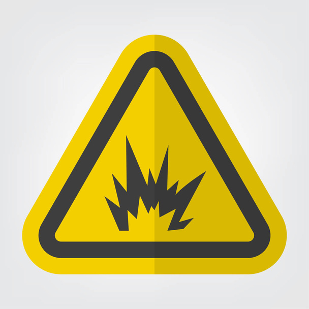 Arc Flash gevaar symbool teken isoleren op witte achtergrond, vector illustratie - Vector, afbeelding