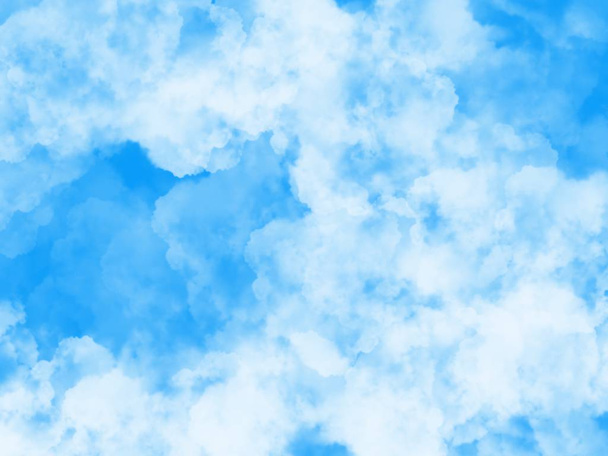 Голубое небо и векторный фон облаков для бизнес-сайта или фона презентации
 - Вектор,изображение