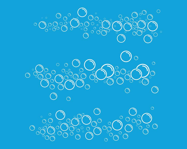 Illustration zum Blasenwasser-Vektor - Vektor, Bild