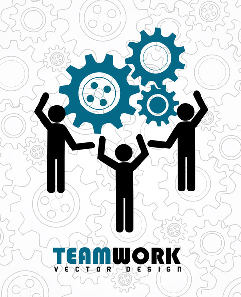 Teamarbeit - Vektor, Bild