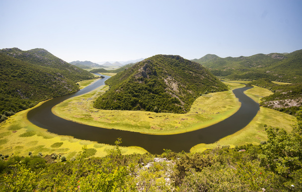 rzeka crnojevica w Czarnogórze - Zdjęcie, obraz