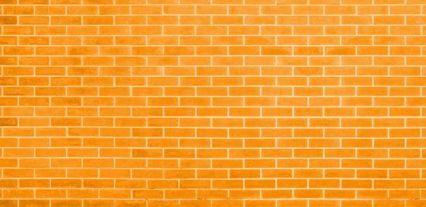 Brick wall, Yellow bricks wall texture background for graphic design - Photo, Image