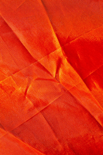 高品質のプリント製品でオレンジポリエステルマクロ抽象的背景美術 - 写真・画像