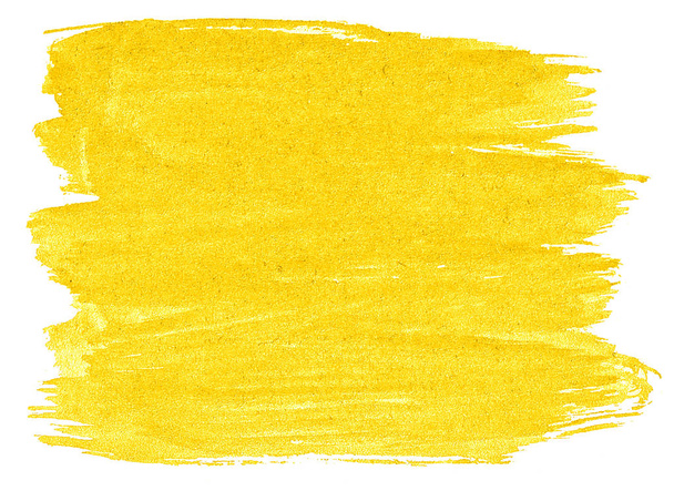 鮮やかな黄色の水彩画の抽象的な背景、汚れ、スプラッシュ塗料、汚れ、離婚。デザインと装飾のためのヴィンテージ絵画。テキストのコピースペース付き. - 写真・画像
