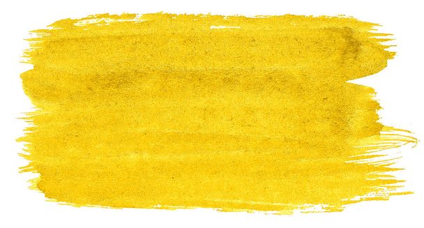 Vibrant Yellow watercolor abstract background, stain, splash paint, stain, divorce. Vintage paintings for design and decoration. With copy space for text. - Photo, Image