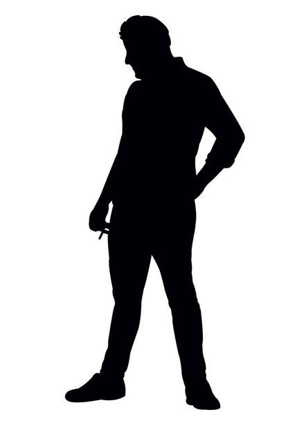 чоловічий силует тіла вектор
 - Вектор, зображення