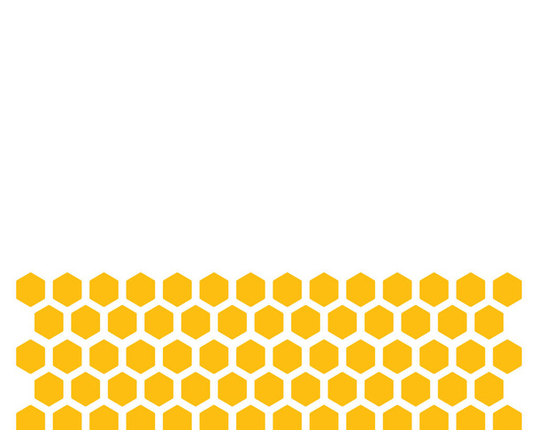 Concept d'illustration de texture de fond en nid d'abeille
 - Vecteur, image