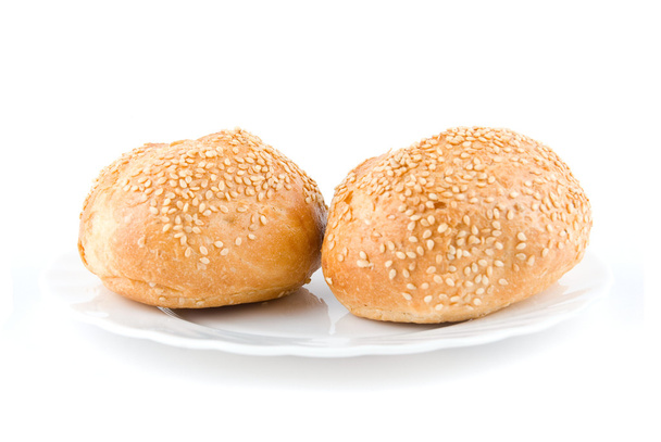Dois pães de gergelim
 - Foto, Imagem