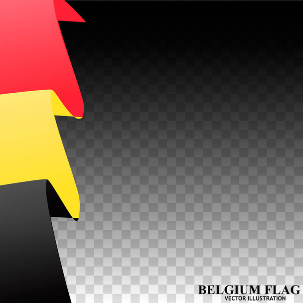 Antecedentes con bandera de Bélgica. Ilustración
. - Vector, imagen