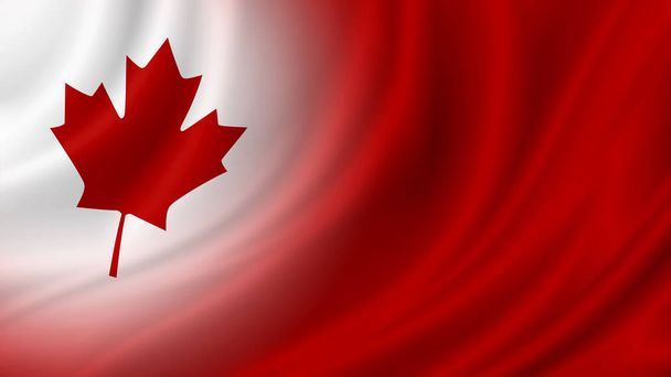 Bannière de la fête du Canada conception de fond du drapeau avec espace de copie
 - Photo, image