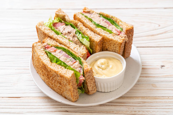 Homemade Tuna Sandwich  - Photo, Image
