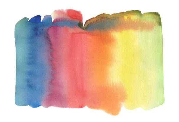 Абстрактний акварельний кольоровий пофарбований фон. Ізольовані
.  - Фото, зображення