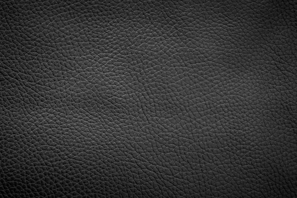 textura de cuero negro fondo - Foto, imagen