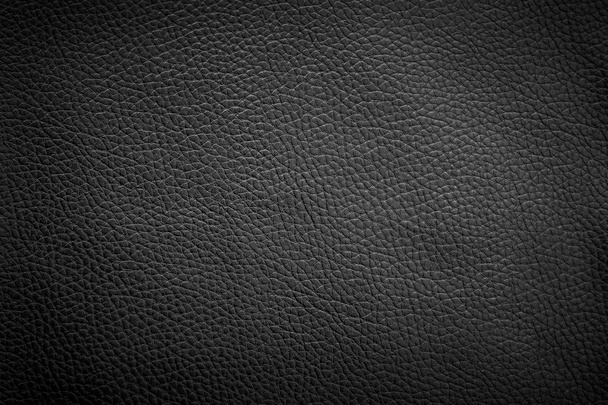 fond texture cuir noir - Photo, image